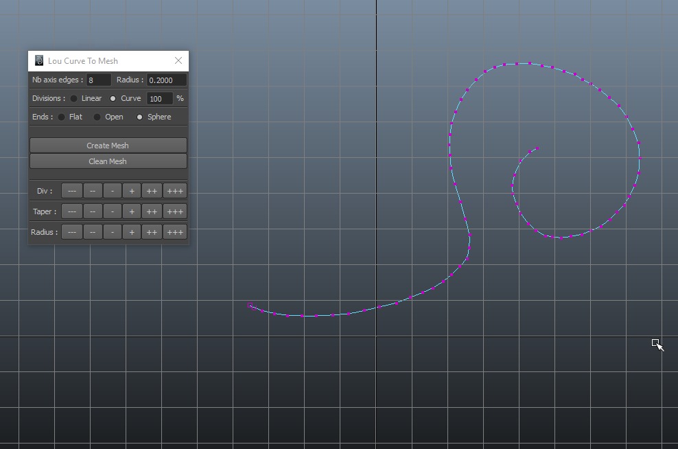 CurveToMesh